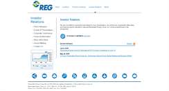 Desktop Screenshot of investor.regi.com