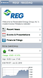 Mobile Screenshot of investor.regi.com